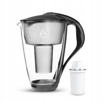 Dzbanek filtrujący szklany Dafi Crystal LED 2L