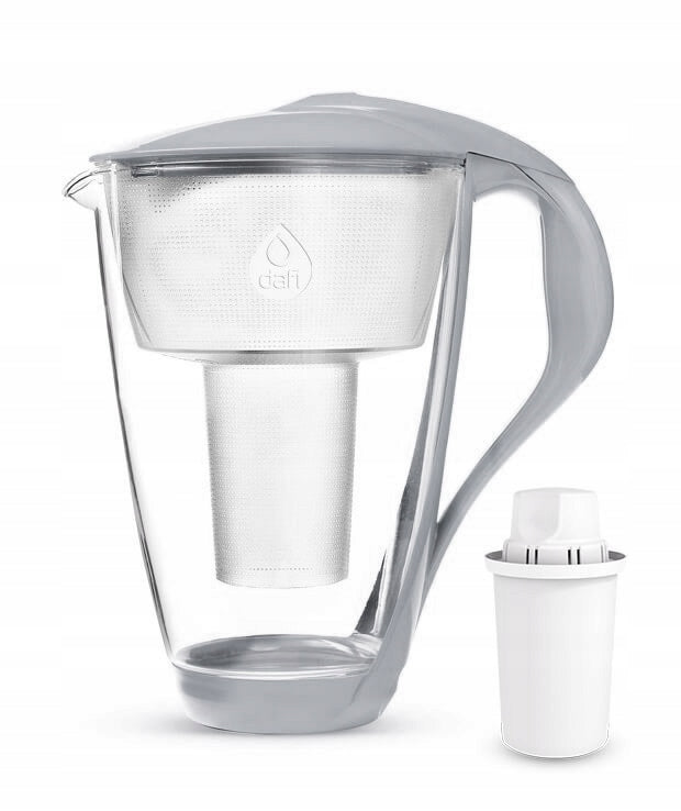 Dzbanek filtrujący szklany Dafi Crystal LED 2L
