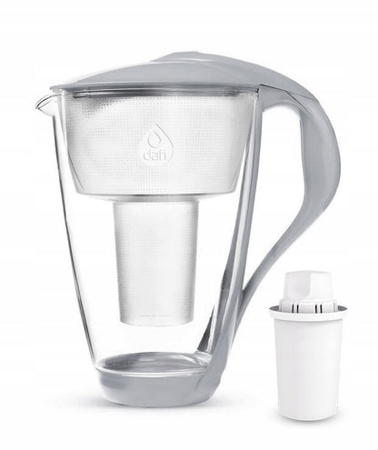 Dzbanek filtrujący szklany Dafi Crystal LED 2L