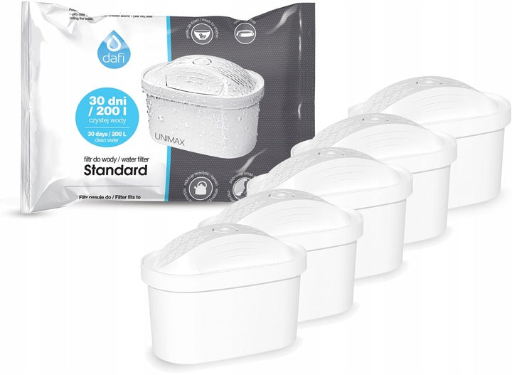 Wkład filtrujący do dzbanka filtrującego wodę Dafi Unimax 5 szt.