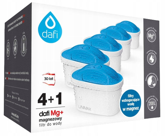 Wkład filtrujący do dzbanka Dafi Unimax z Magnezem 5 szt.